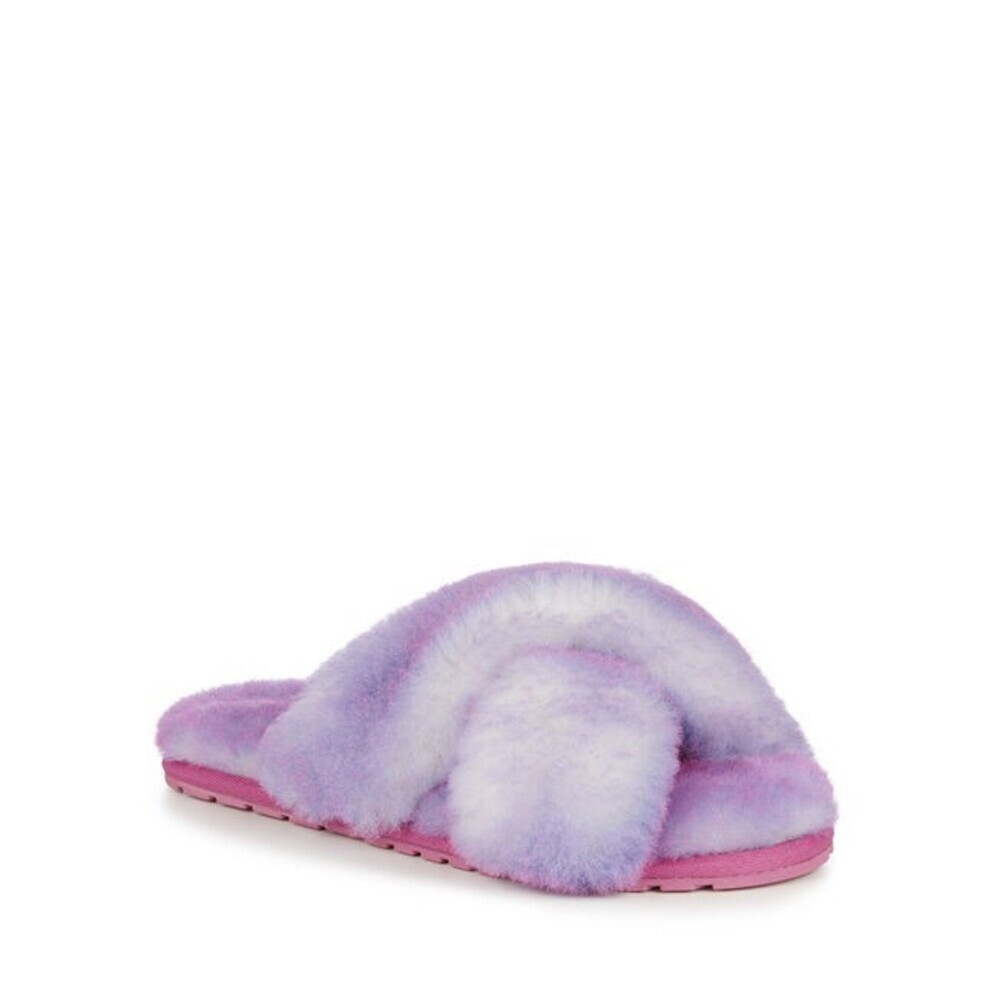 EMU Australia Mayberry Tinge Slippers Girls 3 Deep Pink Sheepskin Slide JOBB1573